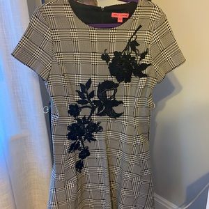 Betsey Johnson size 8 plaid dress